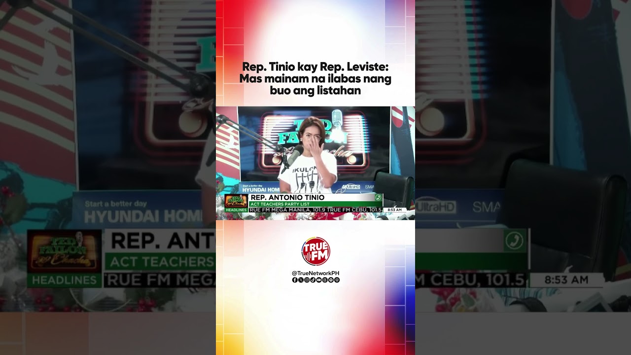 Rep. Tinio kay Rep. Leviste: Mas mainam na ilabas nang buo ang listahan | Ted Failon & DJ Chacha