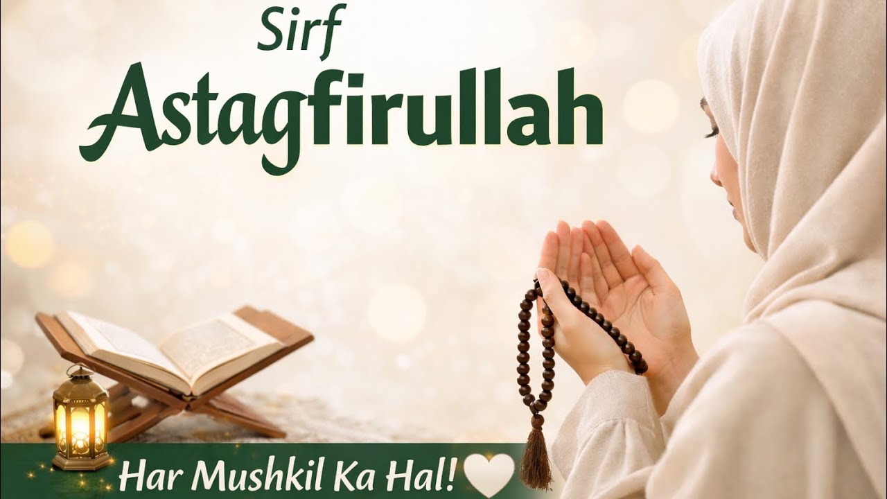 Sirf Astagfirullah Se Zindagi Badal Jayegi powerfull islamic Bayan 
