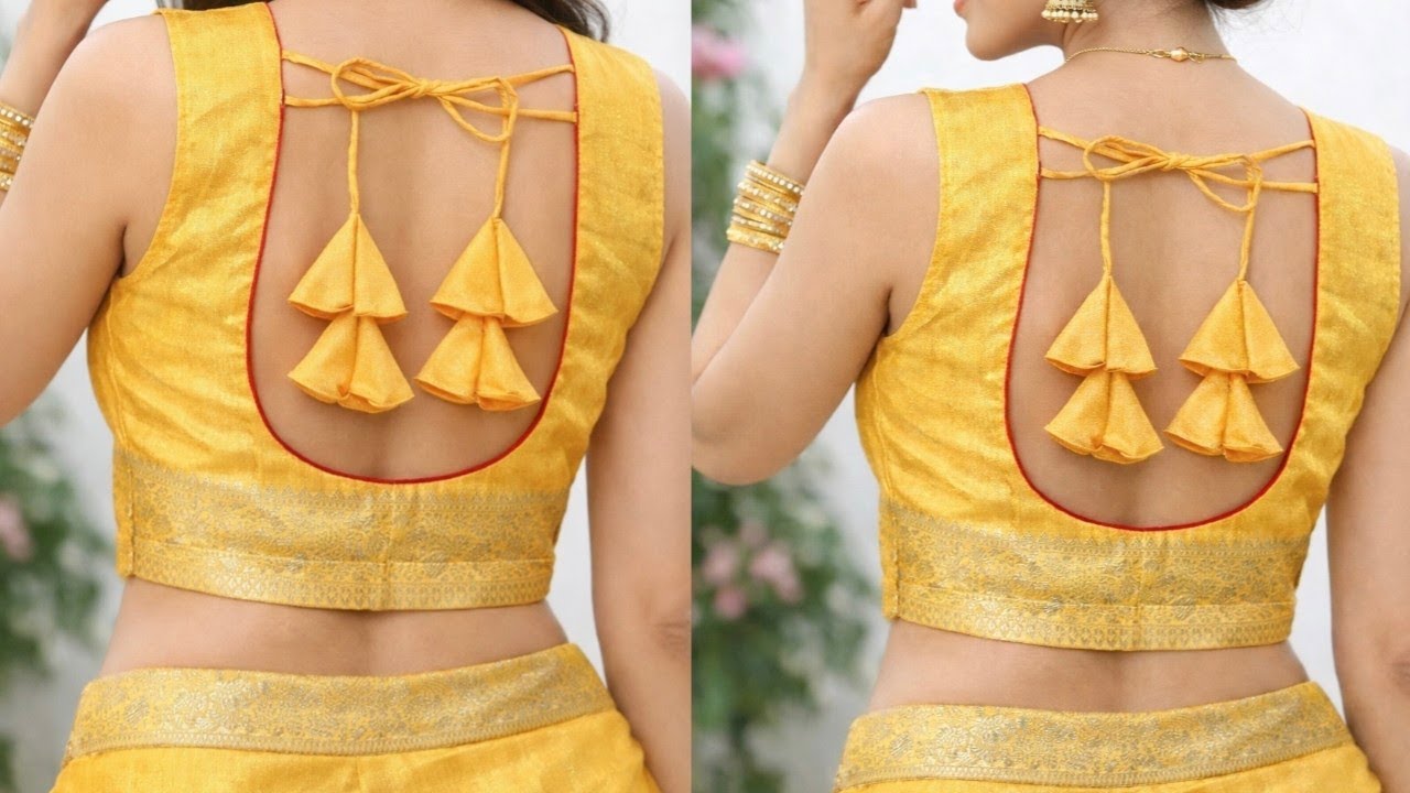👉Blouse me piping//इस वीडियो को पूरा देखकर के ब्लाउज के गले में पाइपिंग बनाने का आसान तरीका सीखें 👈