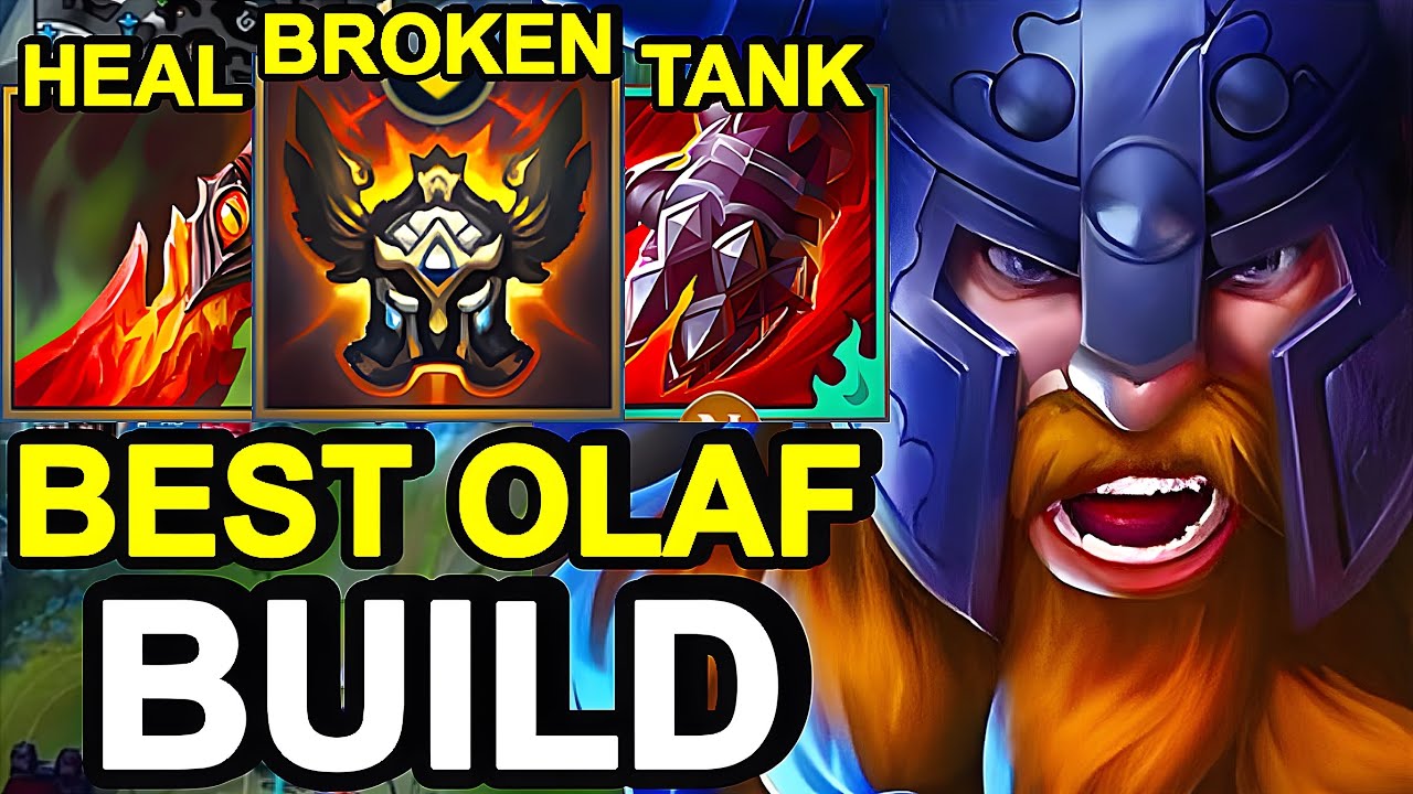 Wild Rift China Olaf Jungle - 24KILL PENTAKILL Carry - China Olaf Broken OP Best Build Runes