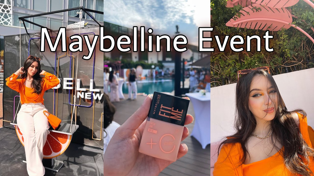 GRWM Maybelline event ( makeup,  Anxiety talk, unboxing…)