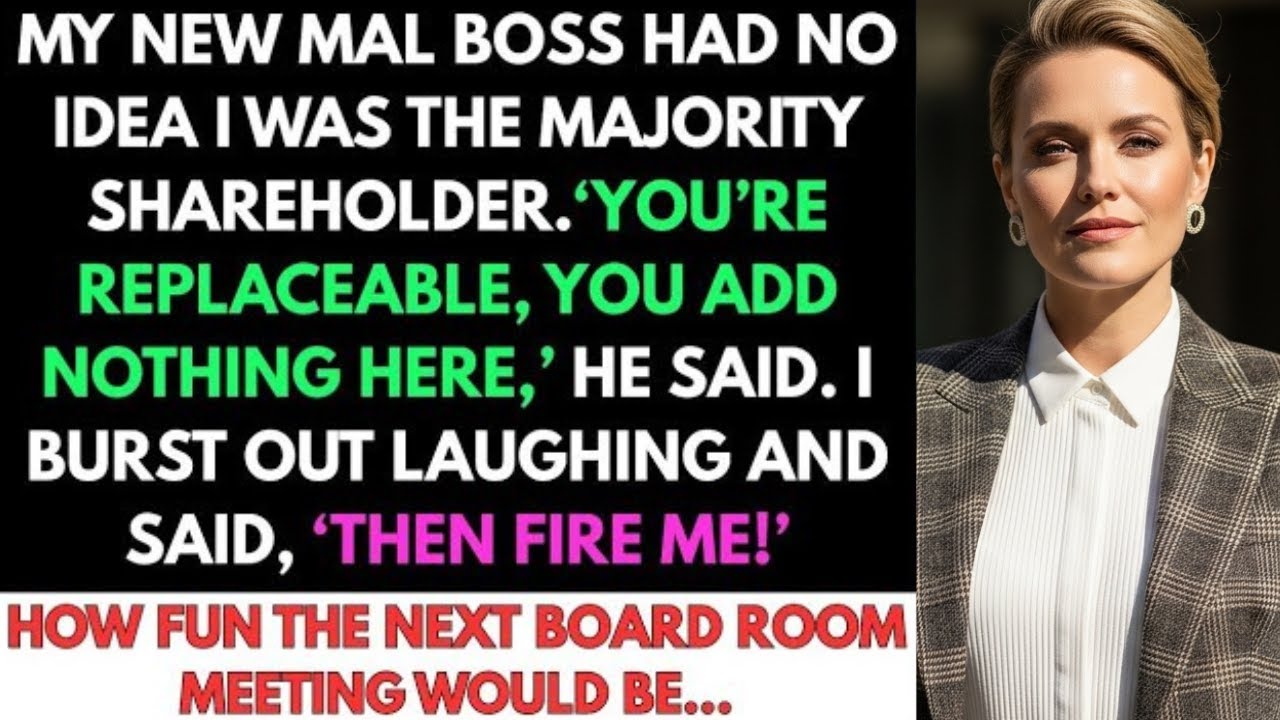 My New Male Boss Fired Me—He Had No Idea I Owned the Majority of the Company