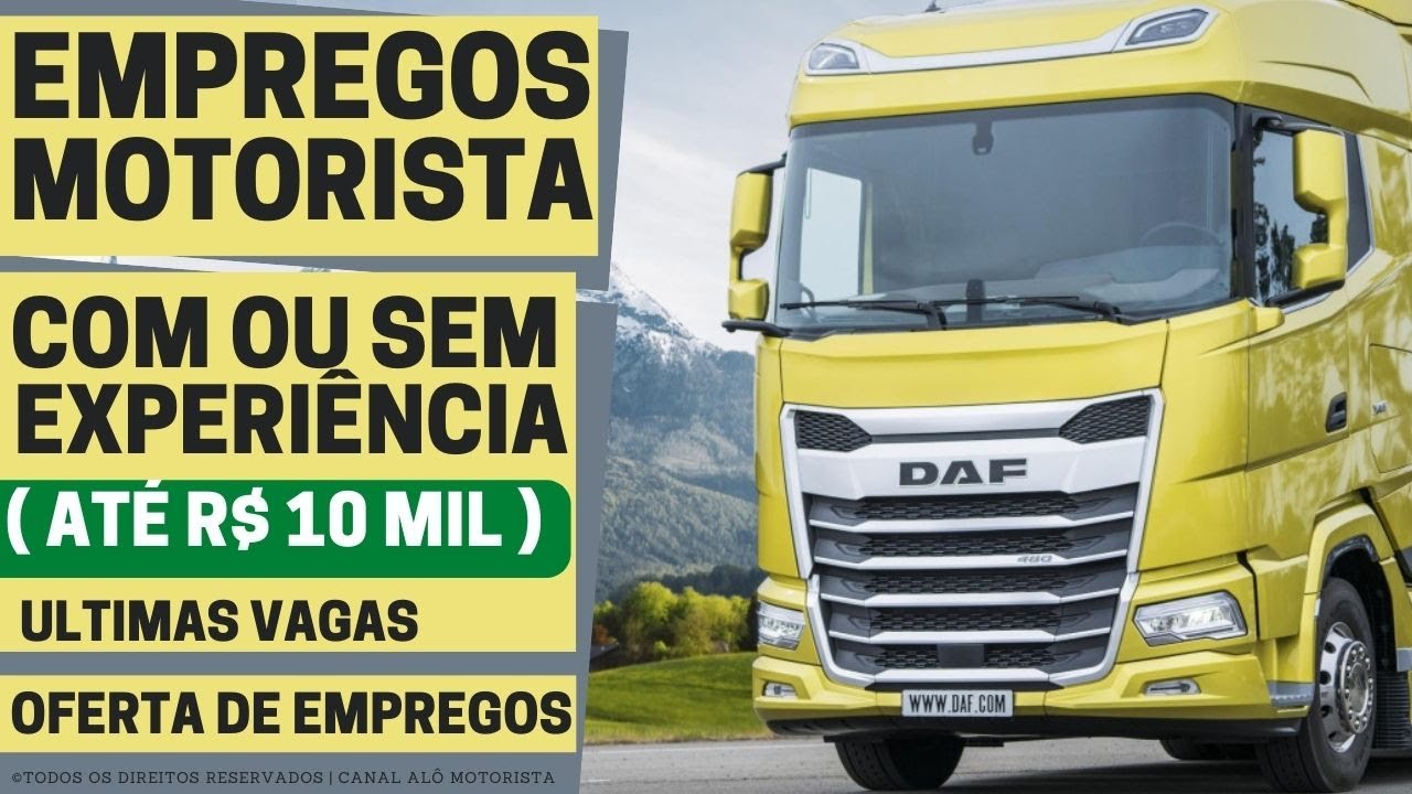 🚛 [300 VAGAS] SEM EXPERIÊNCIA E COM EXPERIÊNCIA | VAGAS MOTORISTA CARRETEIRO 2025