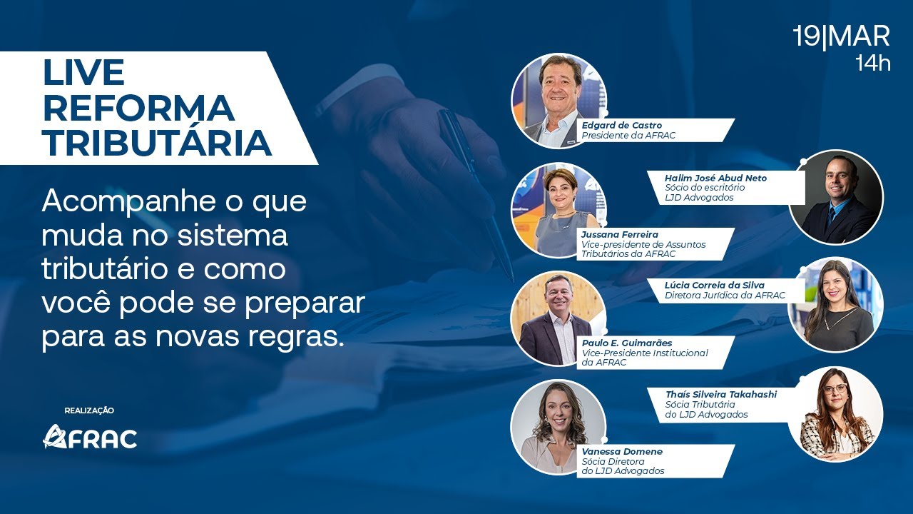 Live sobre a Reforma Tributária - O que você precisa entender sobre essa mudança?