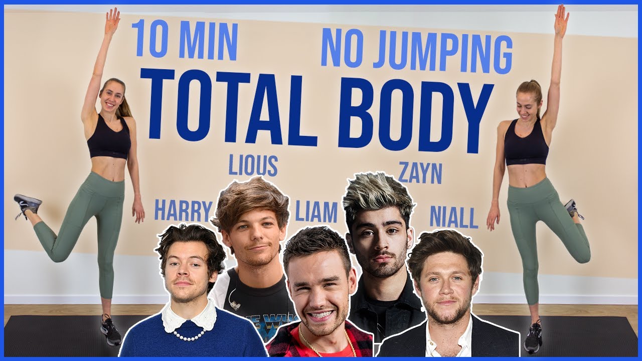 ONE DIRECTION 10 MIN TOTAL BODY WORKOUT!  Low impact || No Jumping (Zayn, Liam, Louis, Niall, Harry)