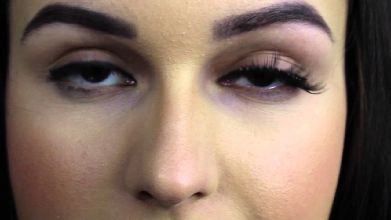 FALSCHE WIMPERN aufkleben - f&uuml;r ANF&Auml;NGER ❥