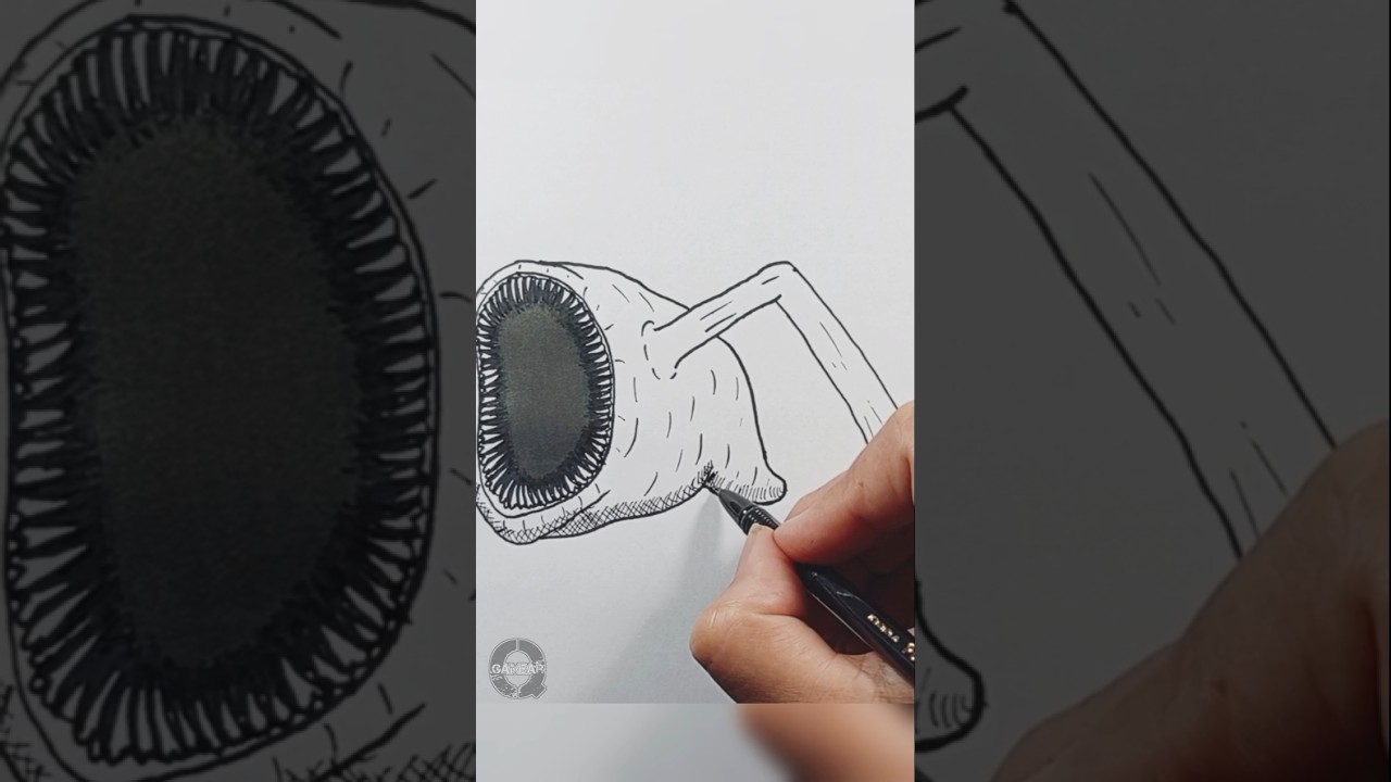 Review - How to Draw Evolved Sea Eater: The Ferocious Deep-Sea Monster #shorts #bloopvselgranmaja