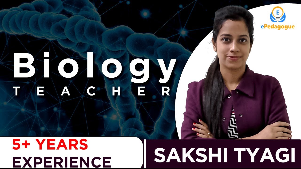 Biology ePedagogue Introduction Mrs Sakshi Tyagi | #Onboarding | Welcome to #ePedagogue | #biology