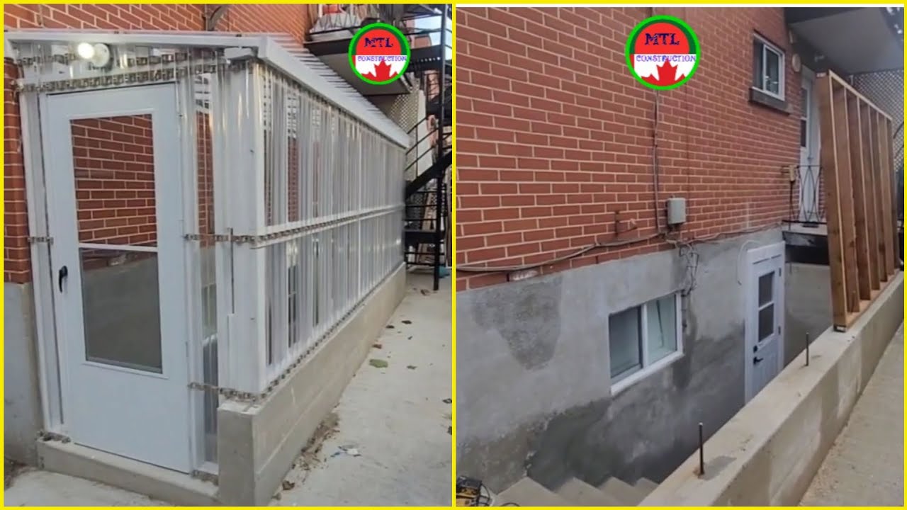 Basement entrance enclosure