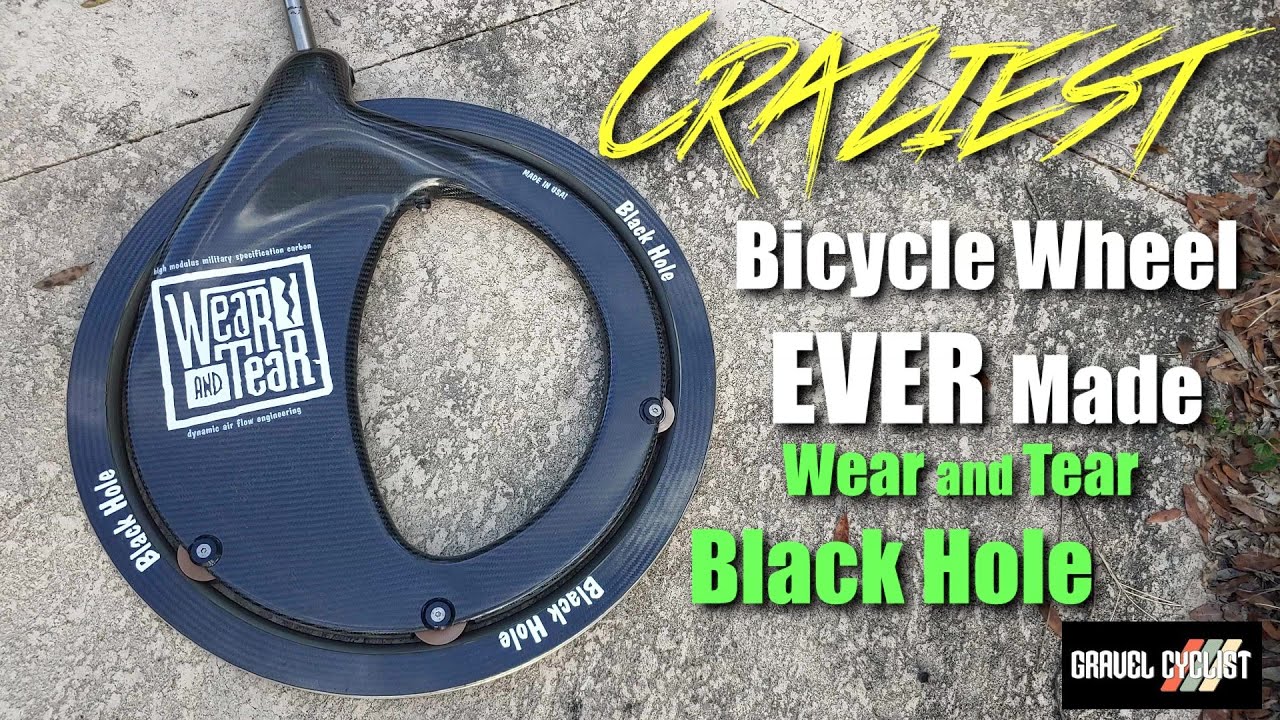 CRAZIEST Bicycle Wheel EVER Made: Wear and Tear Black Hole