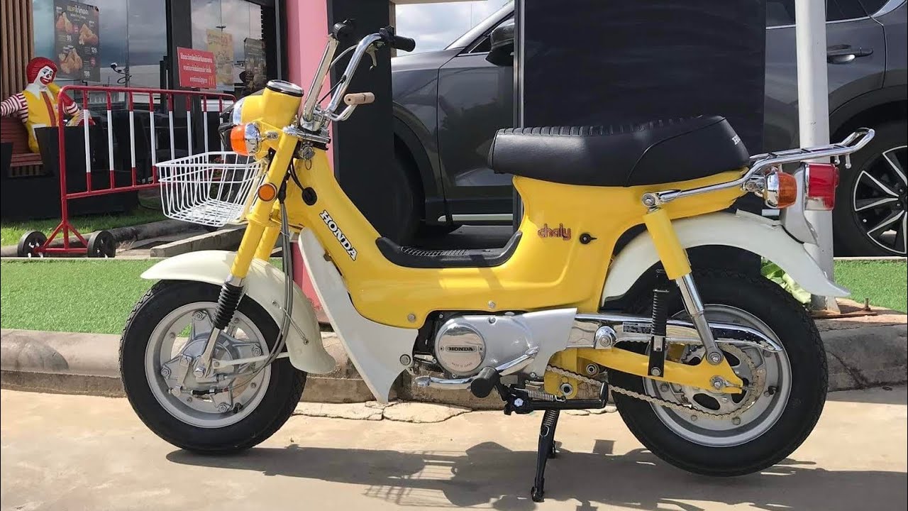 รีวิว ชาลี เหลือง ทะเบียนแท้ ทรงเดิมเต็มระบบ Honda chaly CF70