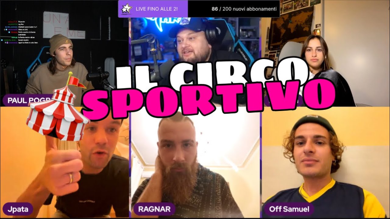 ZW JACKSON, RAGNAR E JPATA OSPITI AL CIRCO!!🎪⚽️