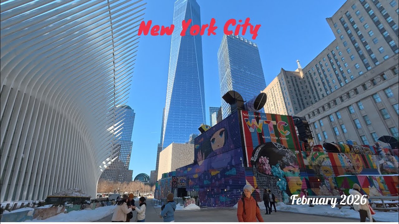 NYC Snowy Streets 4K – February Winter Ambience