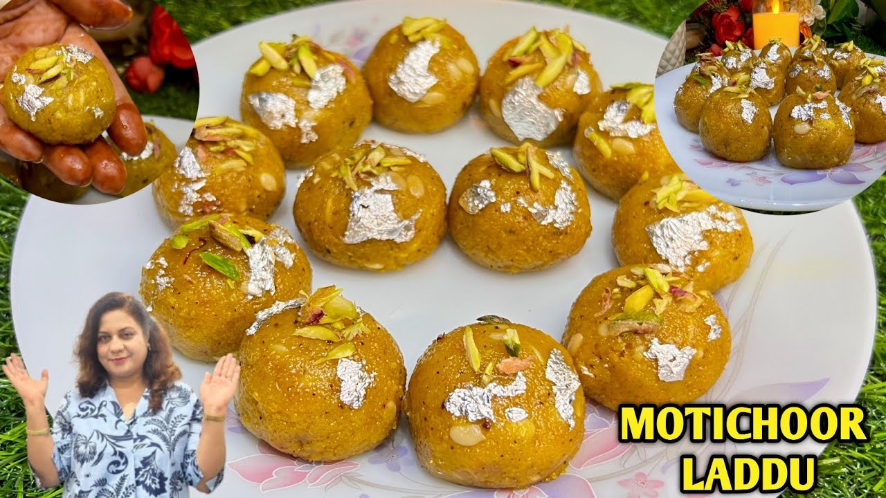 🌟 “Festival Special Moti Choor Laddu Recipe | Perfect Soft & Juicy Laddu | Easy Mithai for Festival”