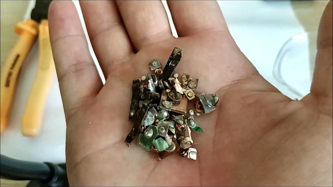 Hurda elektronik ürünlerden bedava gümüş çıkardık, (Kolay para - Part 1) - Altın avcısı