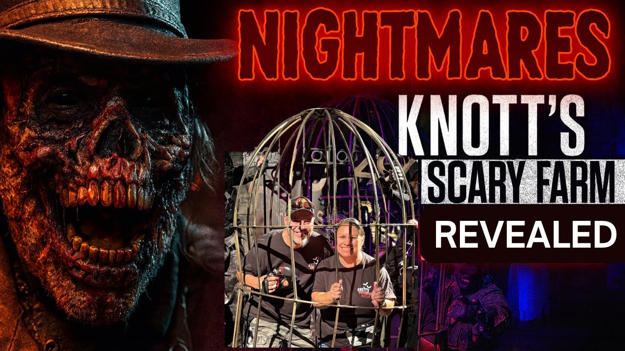 Knotts Scary Farm 2025 | Nightmares Revealed | The Grimore Maze Lights On Walkthrough 