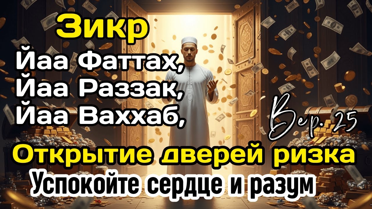 Зикр открытия ризка, когда путь кажется закрытым | B. 25