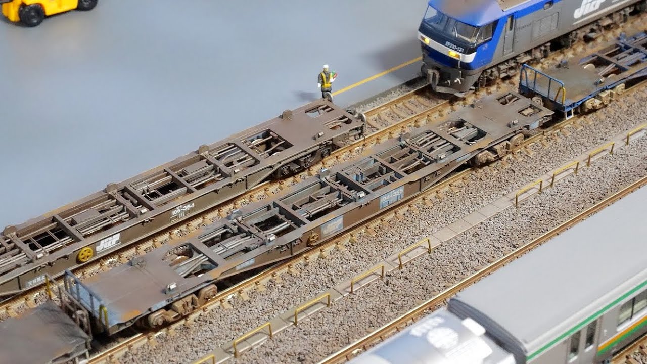 【Nゲージ】コンテナ車のウェザリング (後編) / 鉄道模型