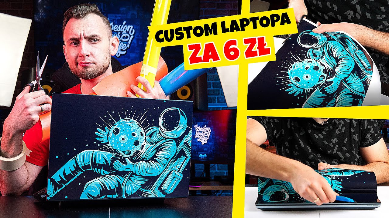 Jak zrobić własny custom laptopa za 6 zł - DIY