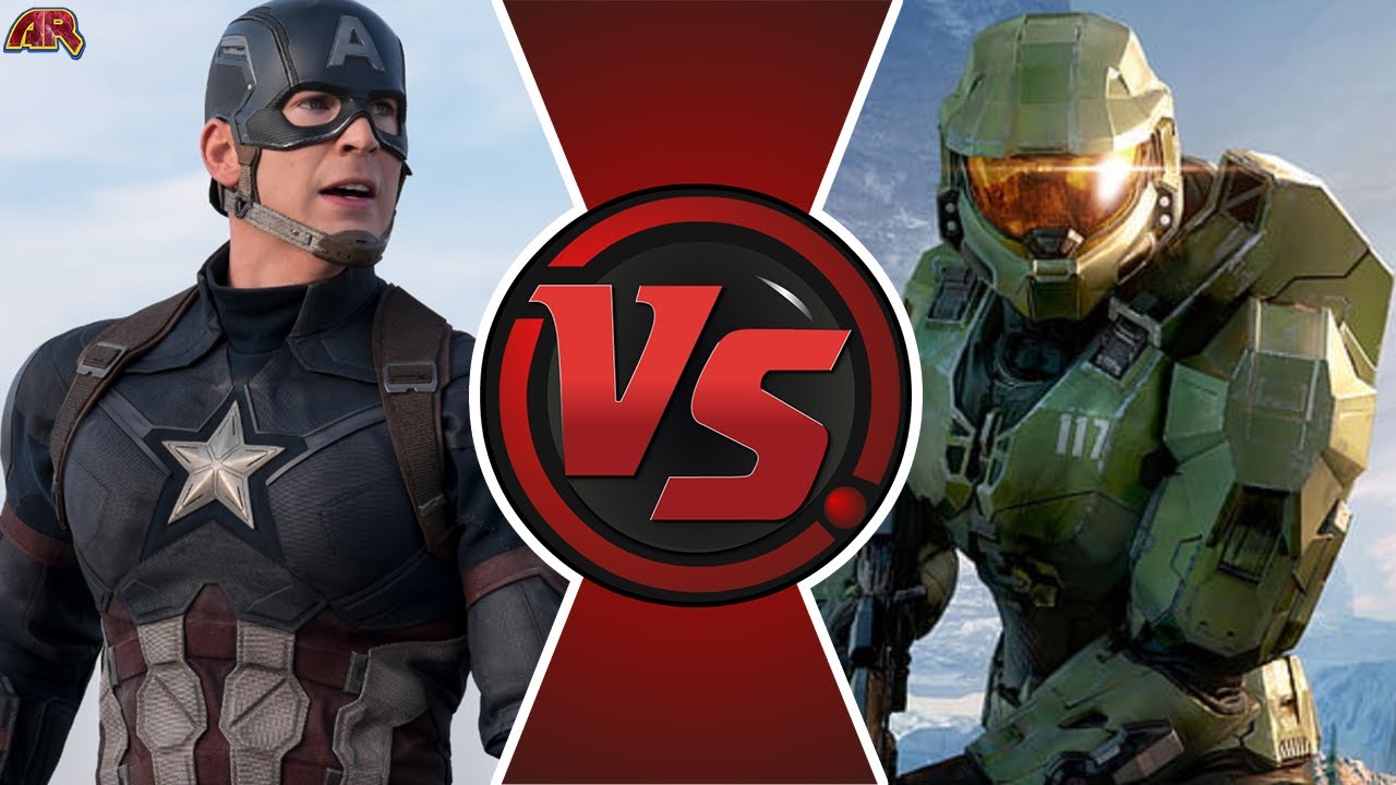 Captain America vs Master Chief: (Avengers vs Halo) | CARTOON FIGHT CLUB