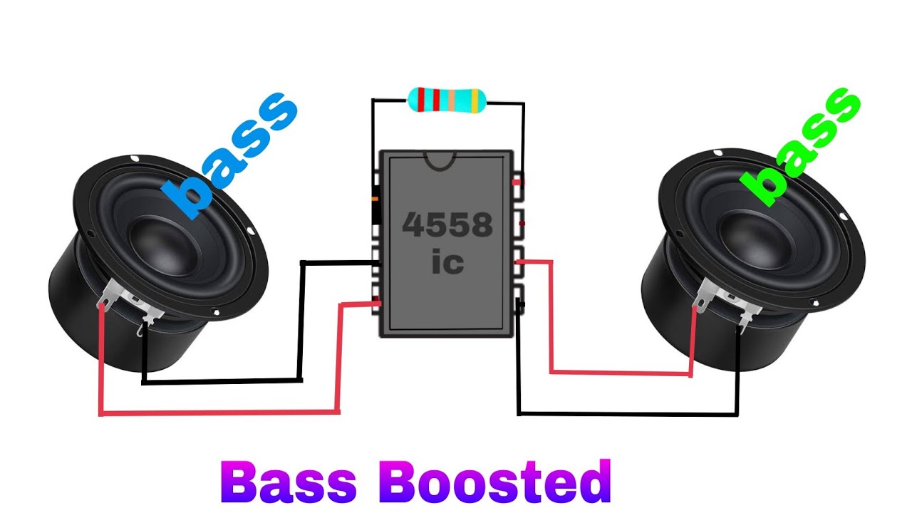 TOP 3 4558ic Low Pass Filter || Low Pass Filter With 4558 | 4558 ic bass circuit