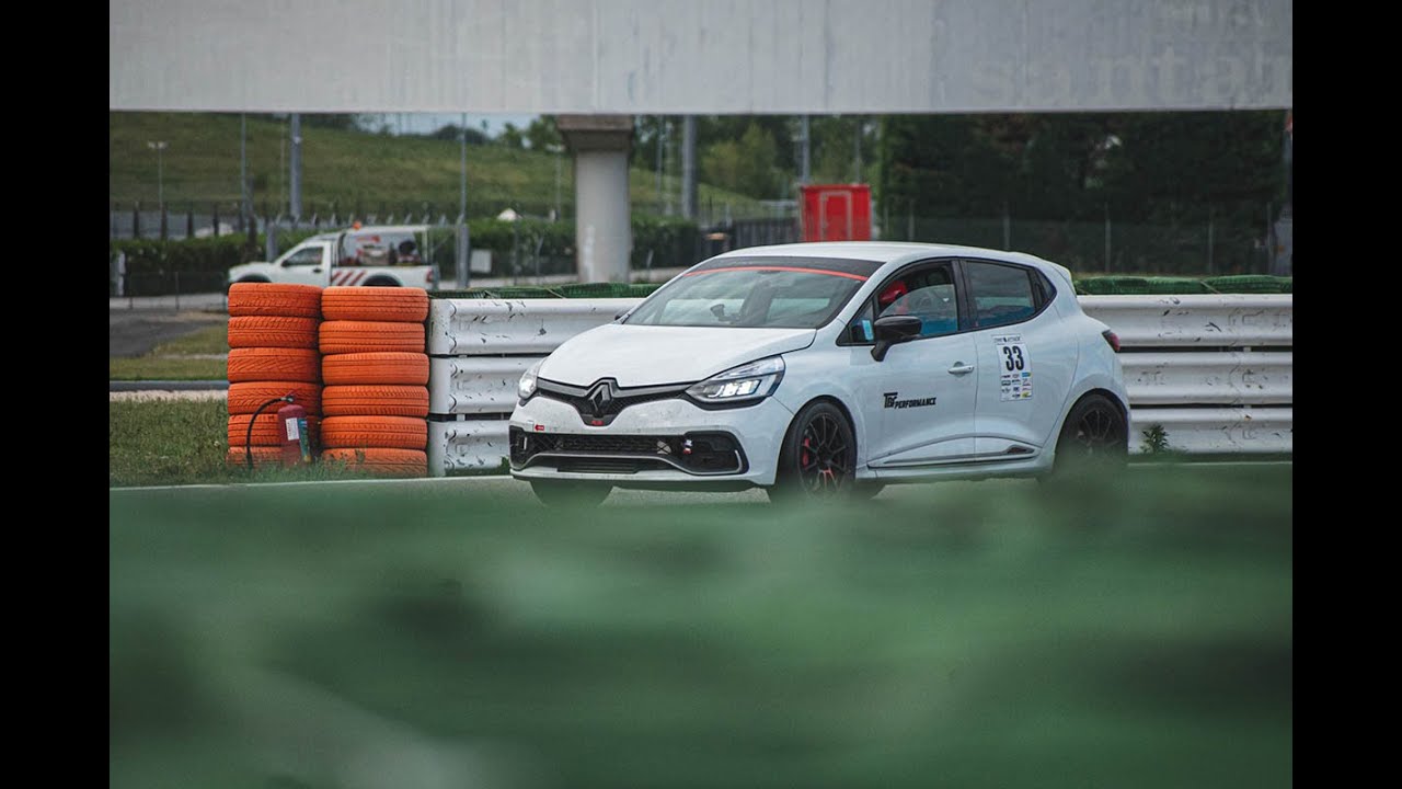 Clio RS Trophy 250 hp Aci track day Monza 2025 Touristenfahrten traffic, M2, RS3, crashes.