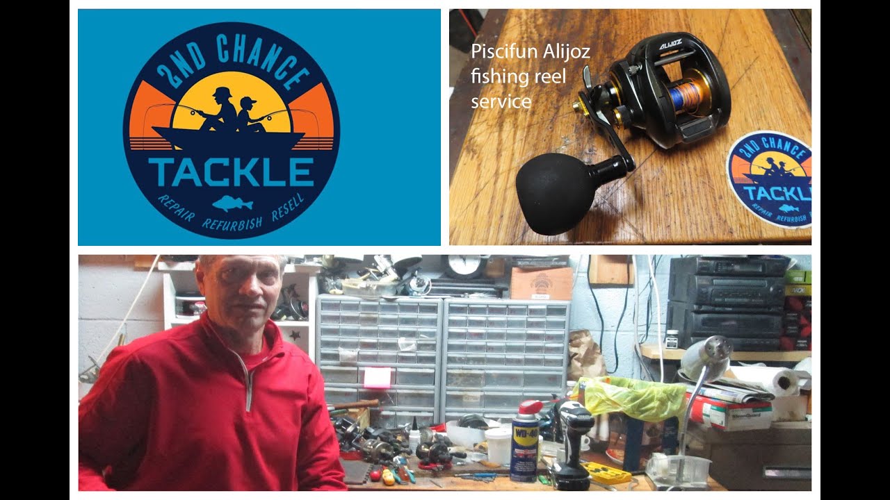 Piscifun Alljoz low profile bait casting fishing reel how to repair and service