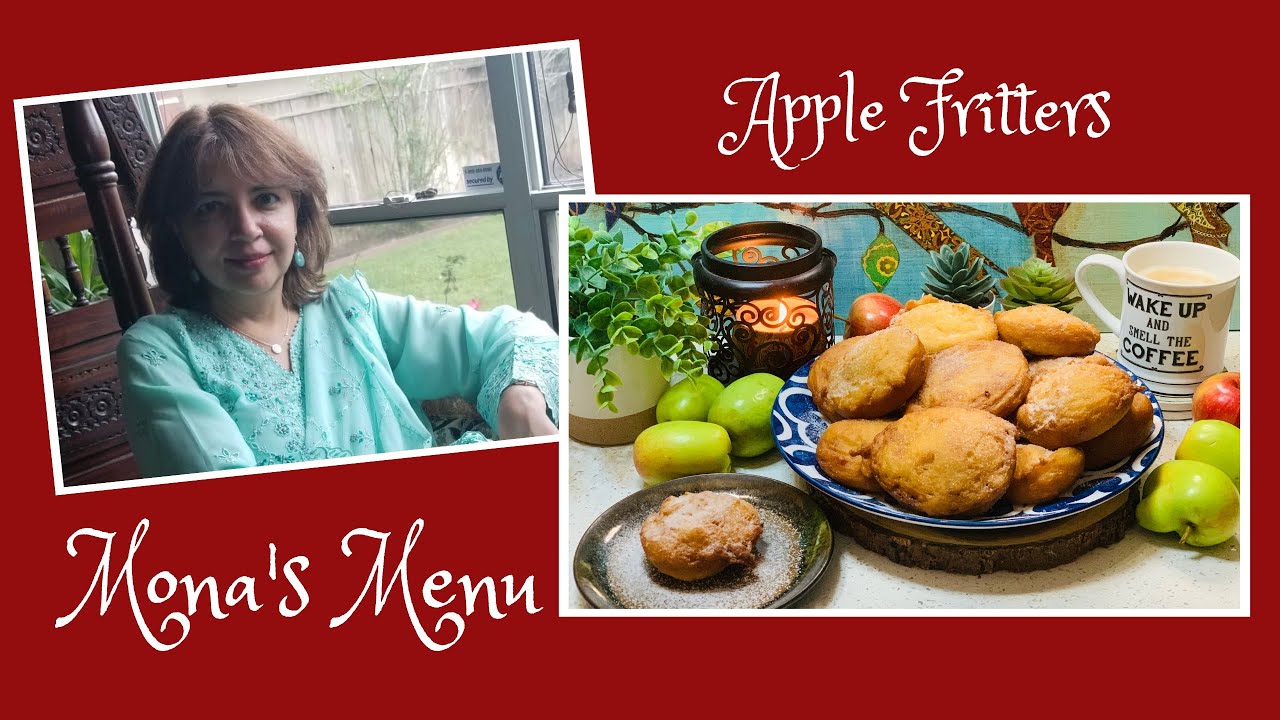 Apple Fritters Recipe By Mona’s Menu | How To Make Apple Fritters | Easy Apple Fritters Recipe 
