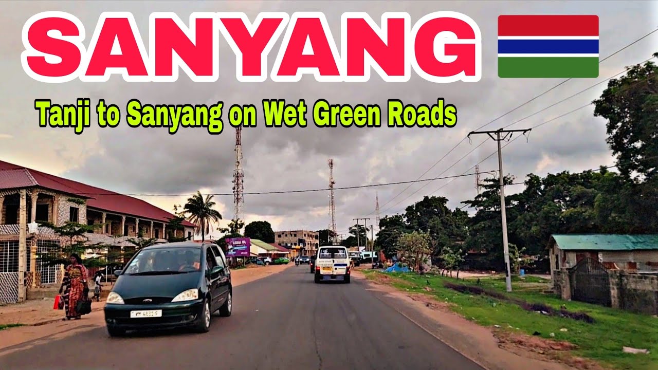 Sanyang Gambia Highway Drive 2025 | Scenic Rainy Season Views | Tanji to Sanyang Gambia