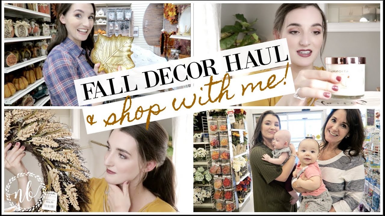 FALL DECOR HAUL+ SHOP WITH ME🍂🎃  | ☕ Girls' Date With My Mom & Sisters