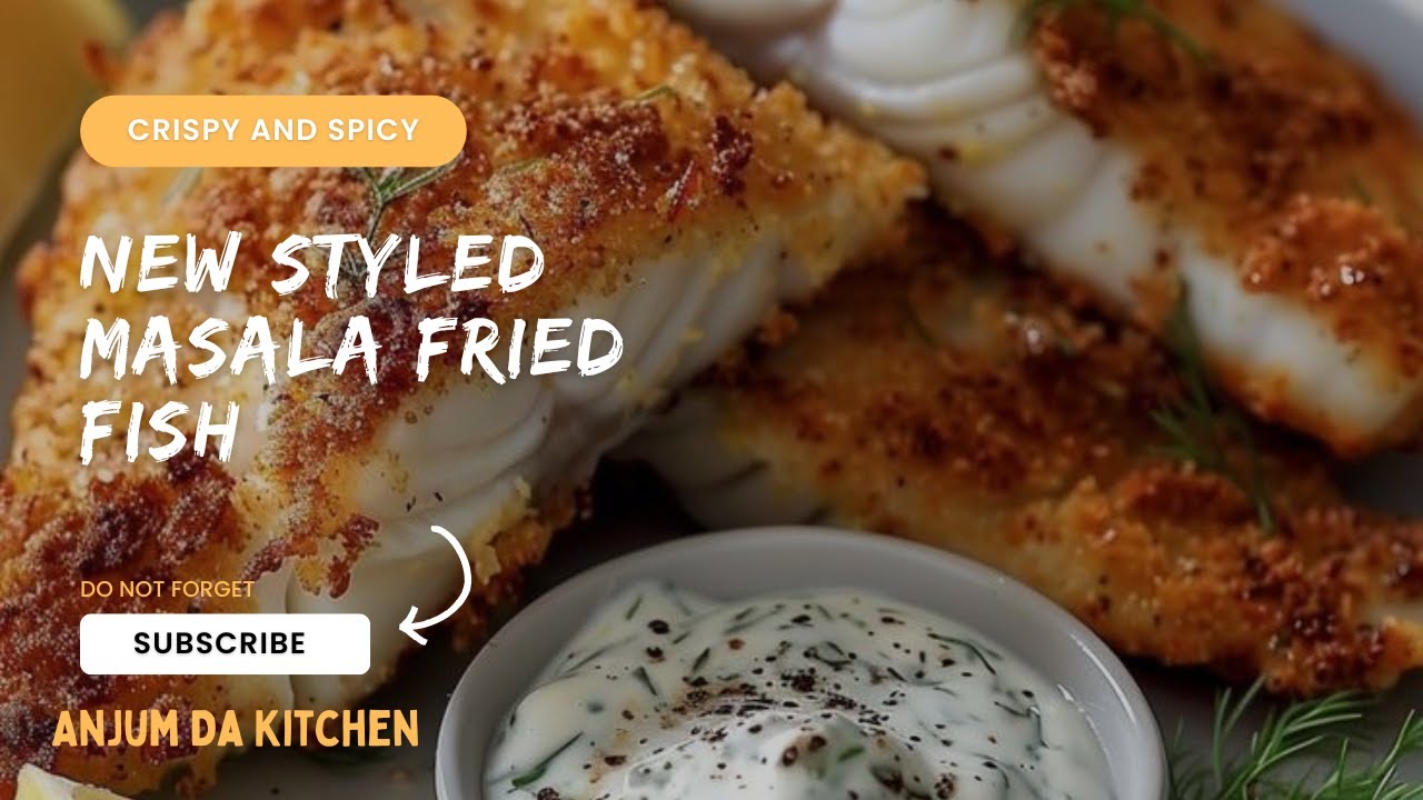 Crispy and full of spice | Masala fried fish | New style!! | Anjum da kitchen