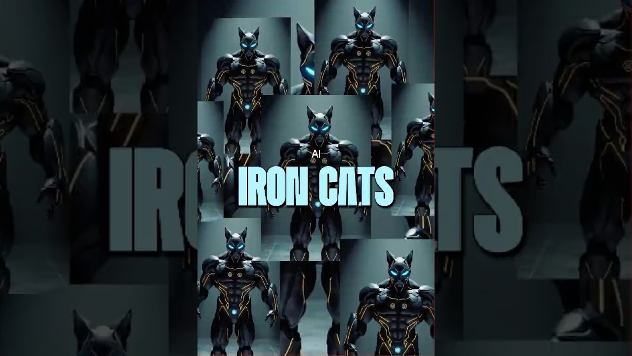 HULK Cat in Iron Man Suit?! 🐱💥 Rainbow Armor Transformation! 