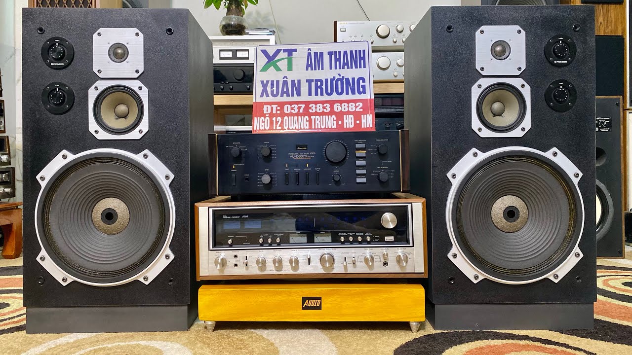 Amply sansui Au-D607Xdecade👉Loa pioneer cs-F99( như cậu với mợ)☎️-0373836882