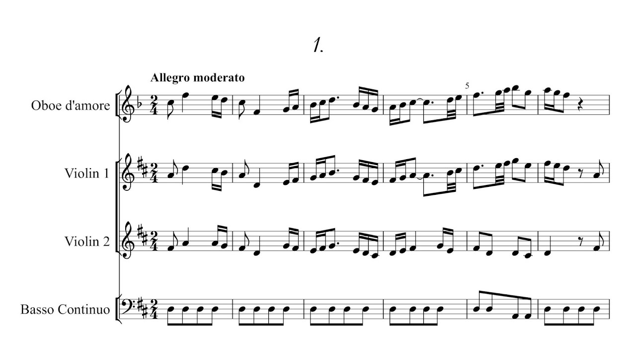 Johan Helmich Roman – Concerto for Oboe d'Amore