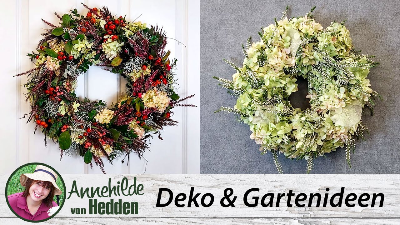 Viele Herbstkranz Ideen - Lass dich inspirieren. DIY Herbstdeko