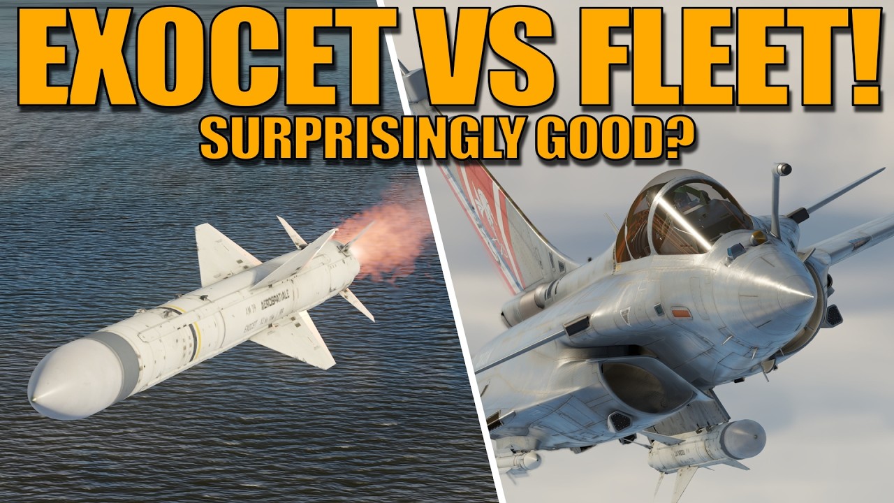 EXOCET ПРОТИВ ФЛОТА! НОВАЯ ФРАНЦУЗСКАЯ РАКЕТА УДИВИТЕЛЬНО ХОРОША? &mdash; War Thunder