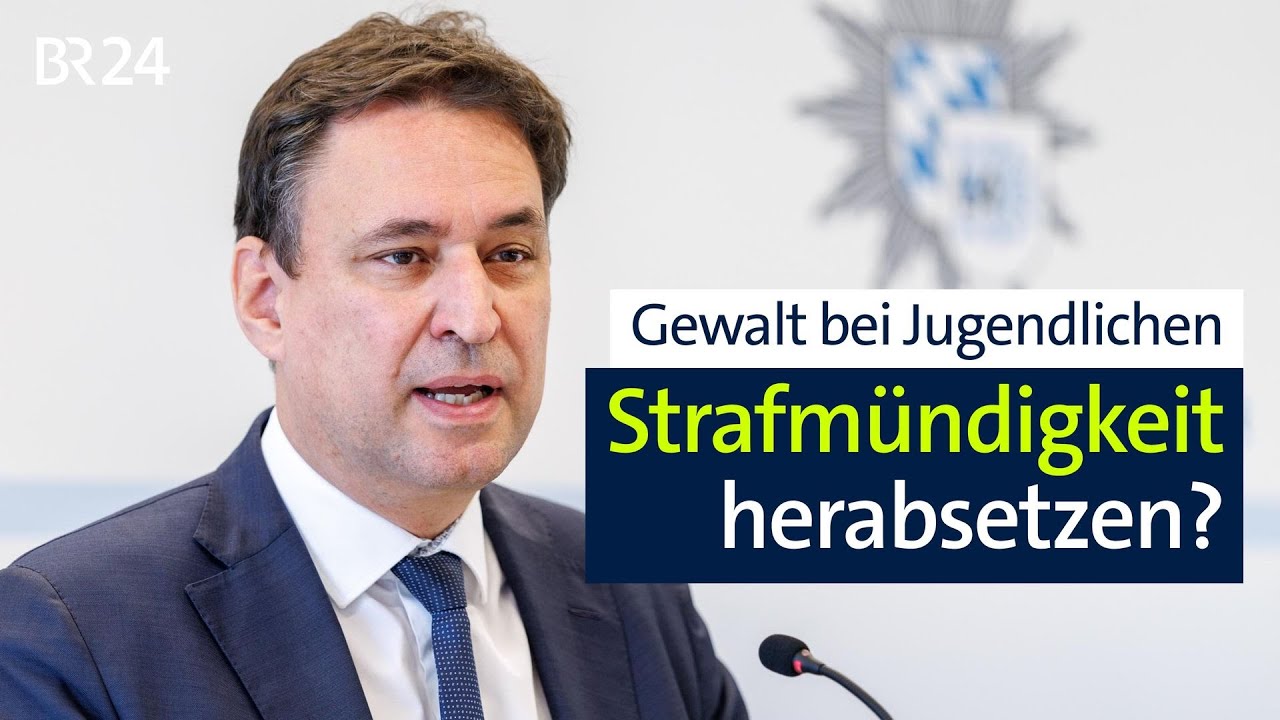 Justizminister Georg Eisenreich (CSU) zu immer j&uuml;nger werdenden Gewaltt&auml;tern | Kontrovers | BR24
