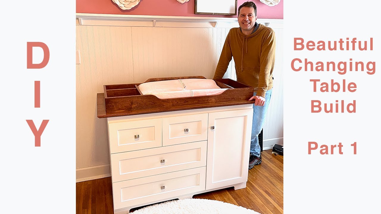 Unique Cherry And Poplar Changing Table Build PART ONE