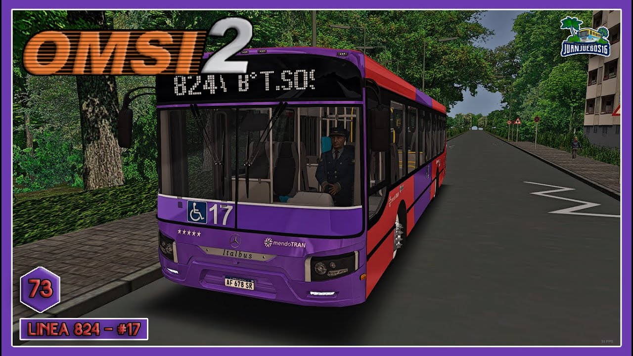 🚌 Avenidas estrechas con un O500 | Línea 824 | Italbus Tropea IV MB O500U | OMSI 2 #73 🚌
