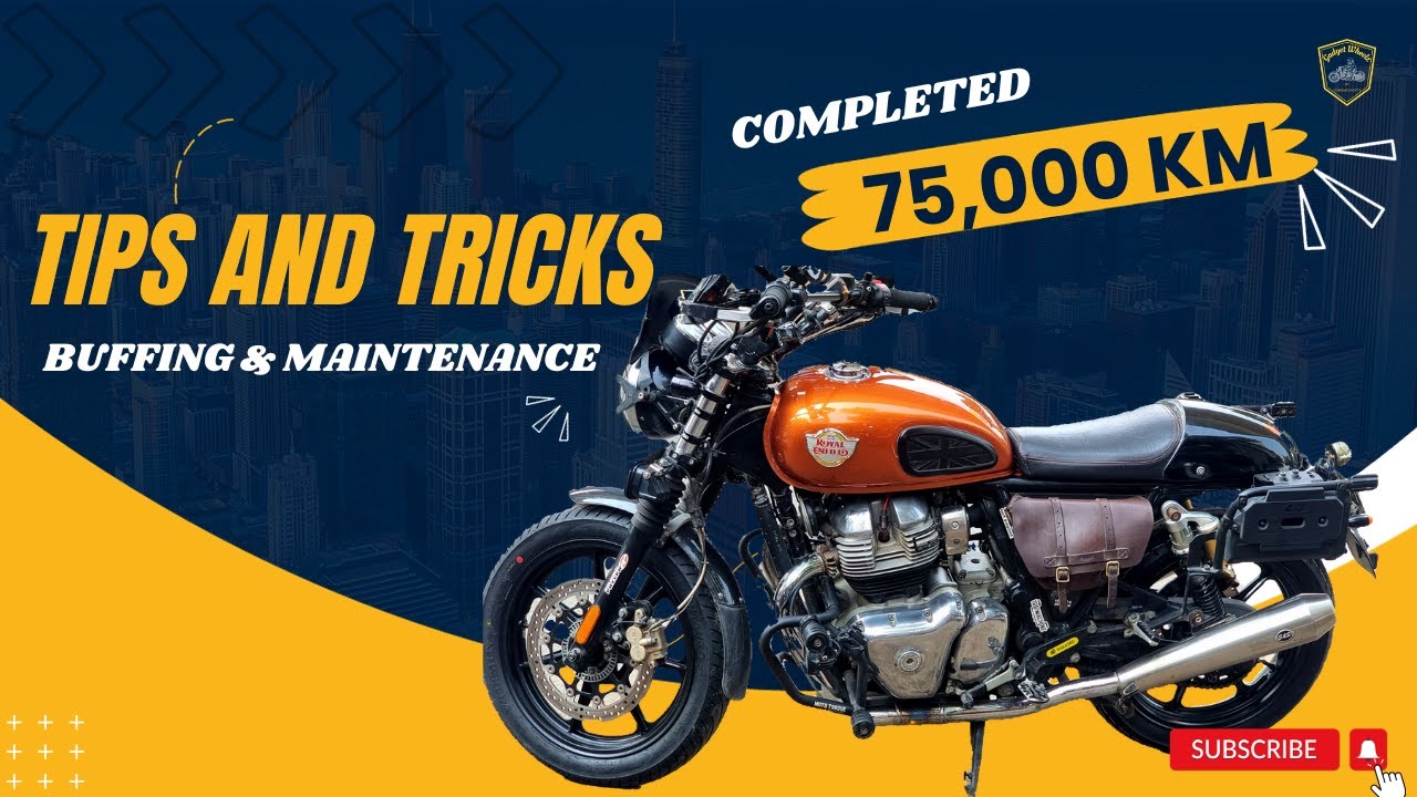 Periodic maintenance of Royal Enfield Interceptor 650 | Buffing