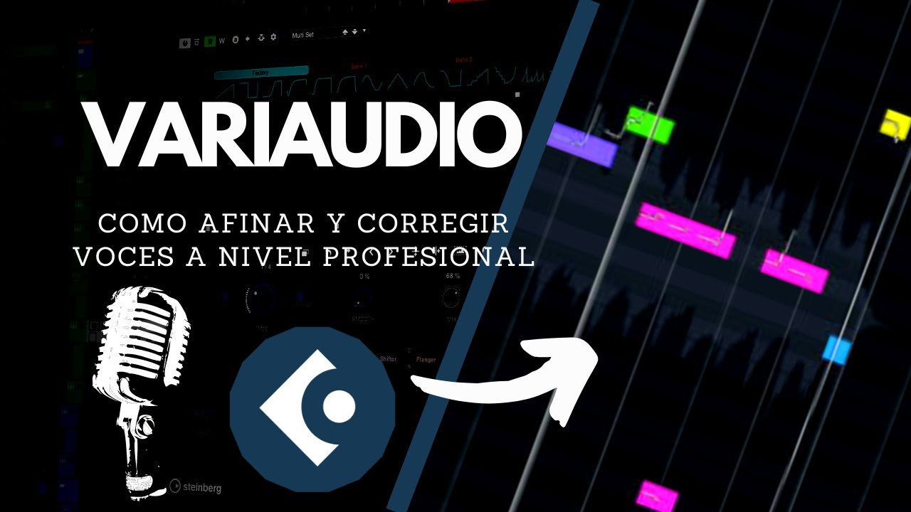 Como AFINAR y CORREGIR VOCES a nivel PROFESIONAL en CUBASE pro 12 | VARIAUDIO análisis y review