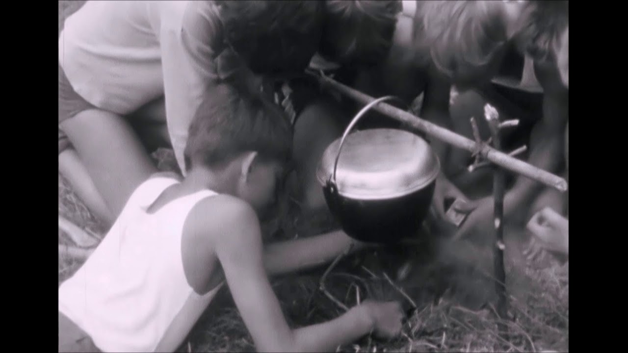 53. oddíl Šedá střela - tábor 1970