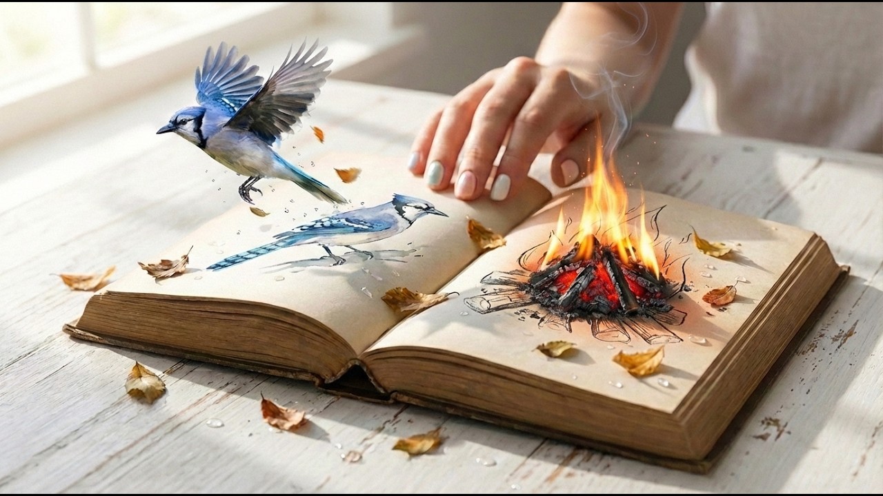 Touching the Magic Book 3D Art: What’s inside?🌌✨