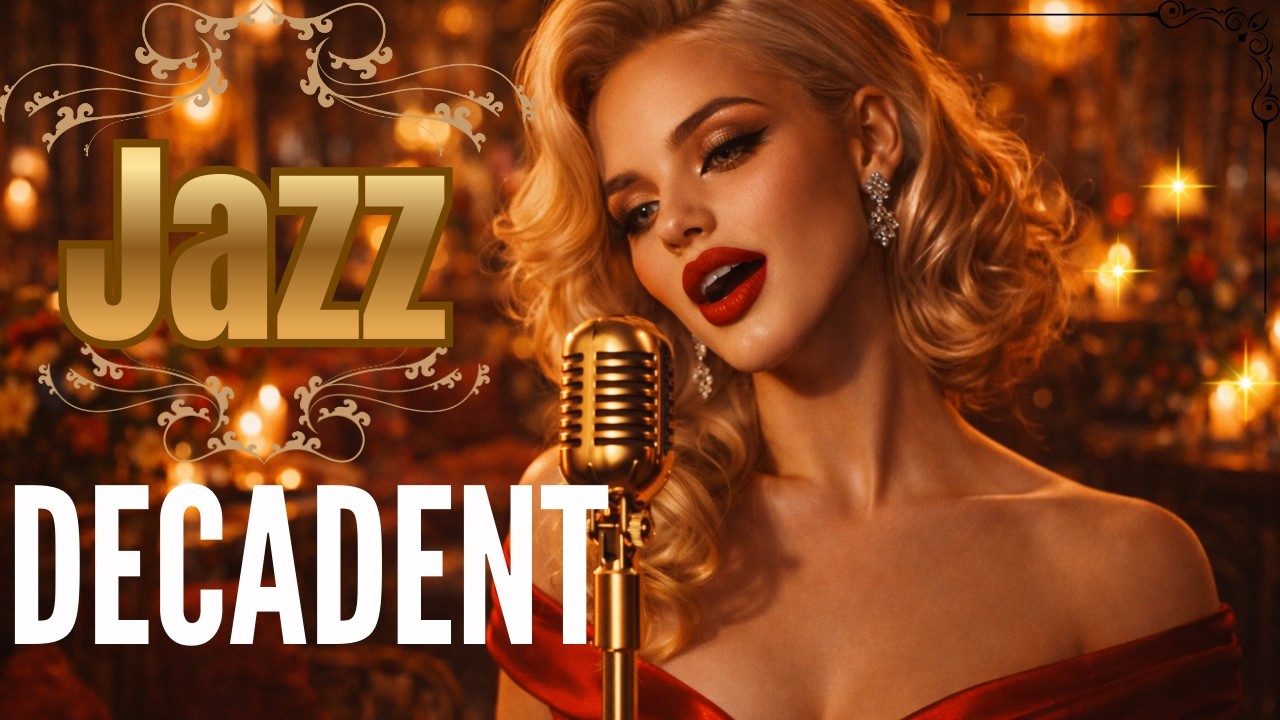 DECADENTE Smooth Jazz | Sophisticated Vintage Lounge Music for Evening Elegance