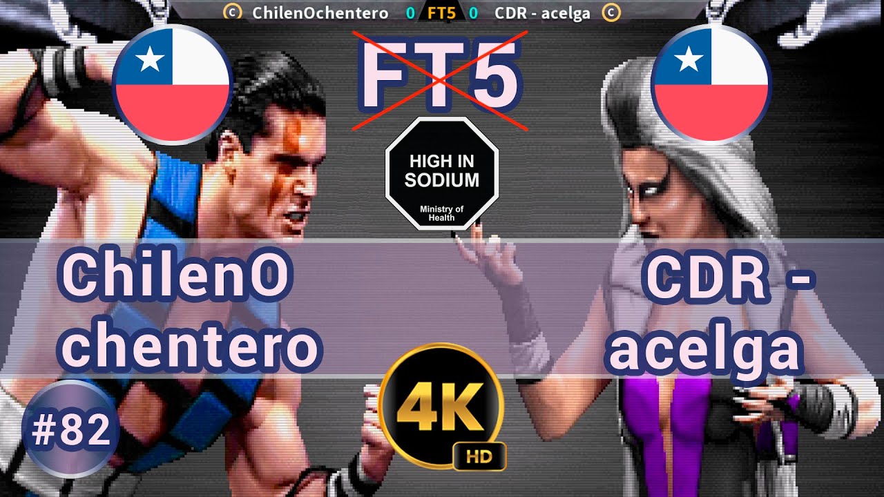 UMK3 - 🇨🇱 ChilenOchentero vs CDR - acelga 🇨🇱 FT5 / 4K 60 FPS #umk3 #ultimatemortalkombat3 #t99hex