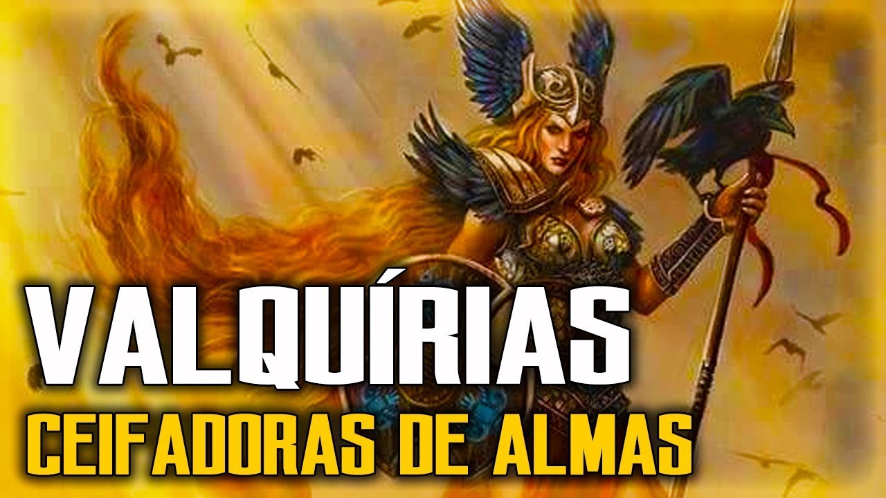 Valquírias e o salão de Valhala - MITOLOGIA NÓRDICA
