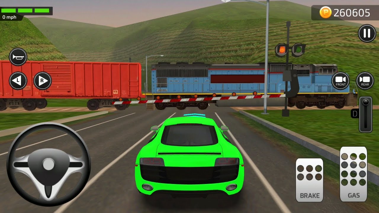 Parking Frenzy 2.0 3D Game #30 - Green Audi R8 - Car Games Android IOS gameplay #carsgames