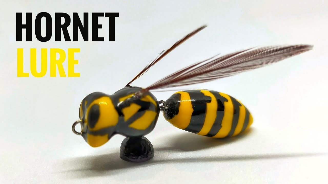 Lure Making Realistic Wooden Hornet