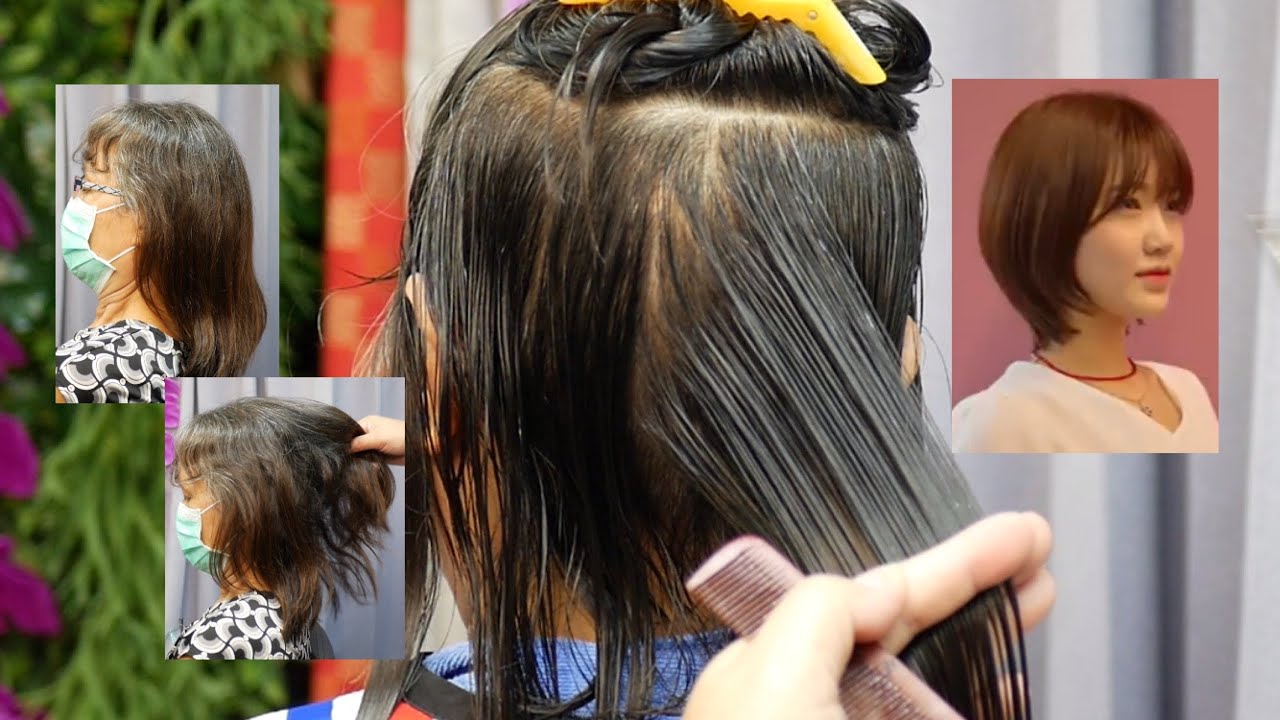 Beautiful haircut change you look beautiful ตัดผมสั้น ซอยผมสั้น คนผมบาง ผมหยักศก