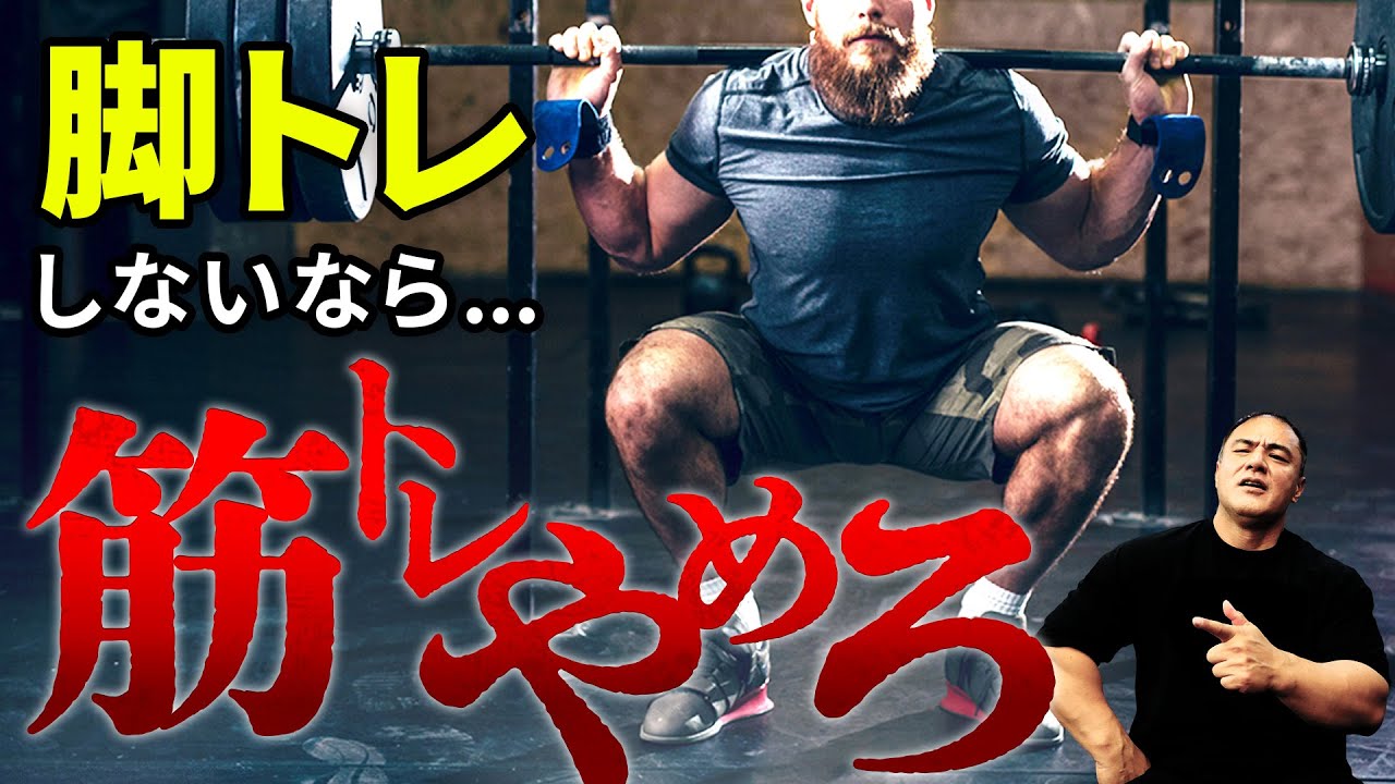 SNS上で『脚トレしない奴は筋トレやめろ！』と言ってる人に対して思う事....脚トレの必要性について語ります。